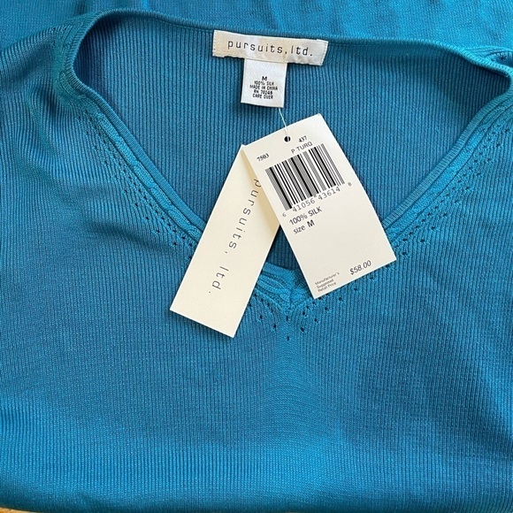 Pursuits LTD Silk Sweater - Picture 4 of 4